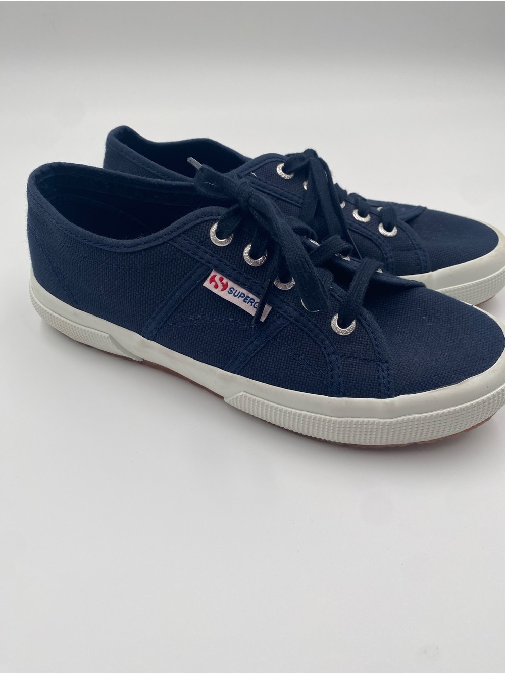 Superga Navy Canvas 2750 COTU Sneakers Size 7 Women’s NWOT